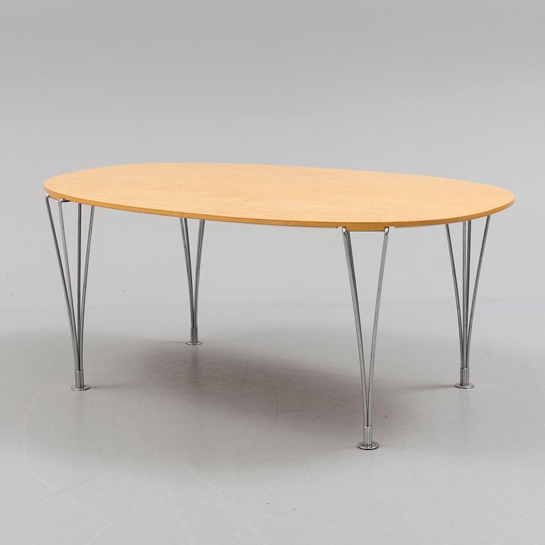 A "Superelips" table by Bruno Mathsson and Piet Hein, 20th century.