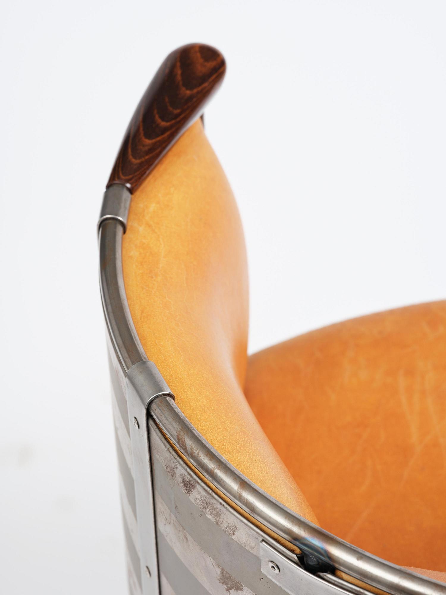 Mats Theselius, an "Älgskinnsfåtöljen" armchair, ed. 230/360, Källemo, Värnamo, post 1991.