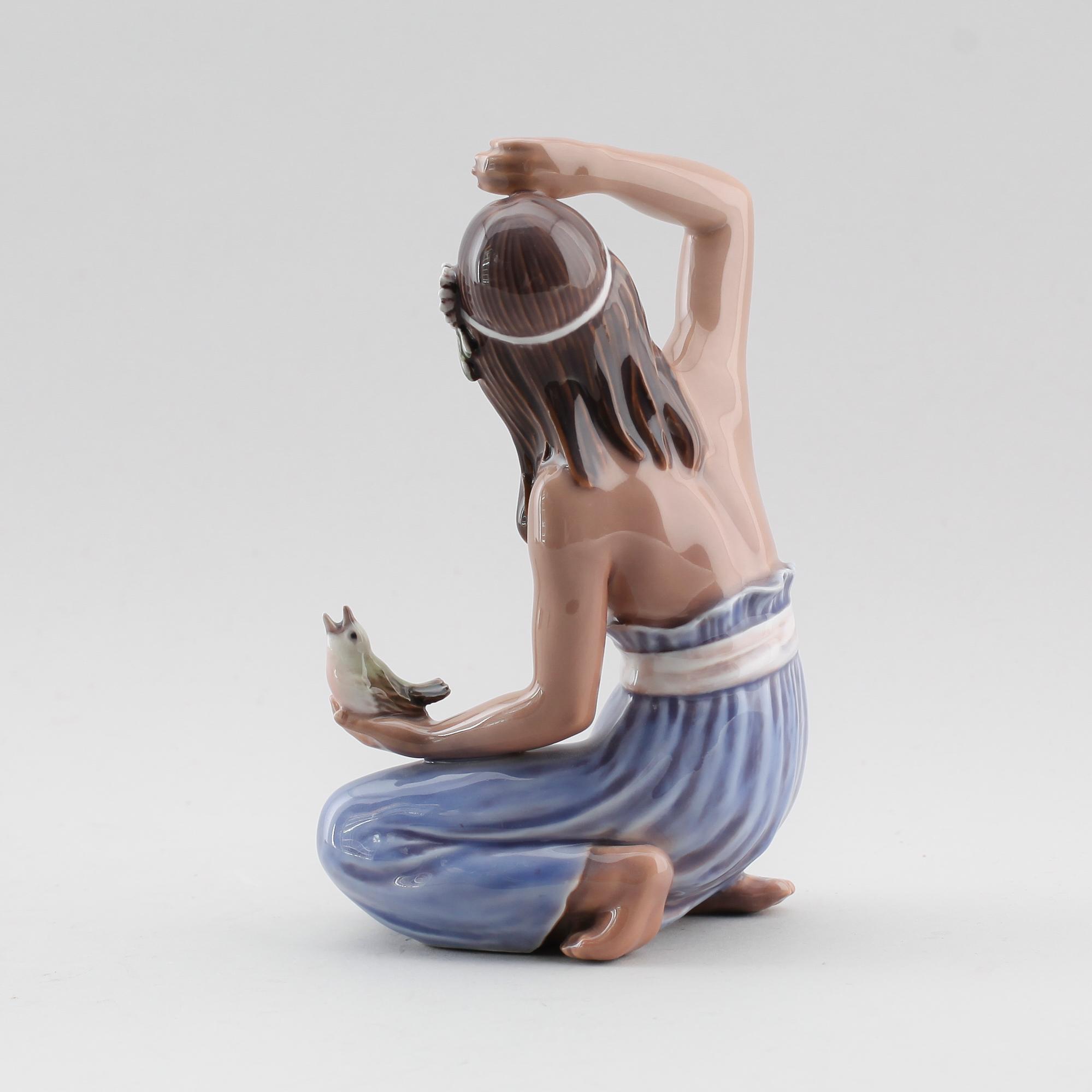 FIGUR, porslin, Dahl Jensen, Danmark.