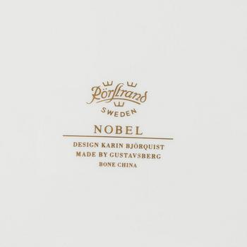 Karin Björquist, dessert plates, 12 pcs, "Nobel", Rörstrand/Gustavsberg.