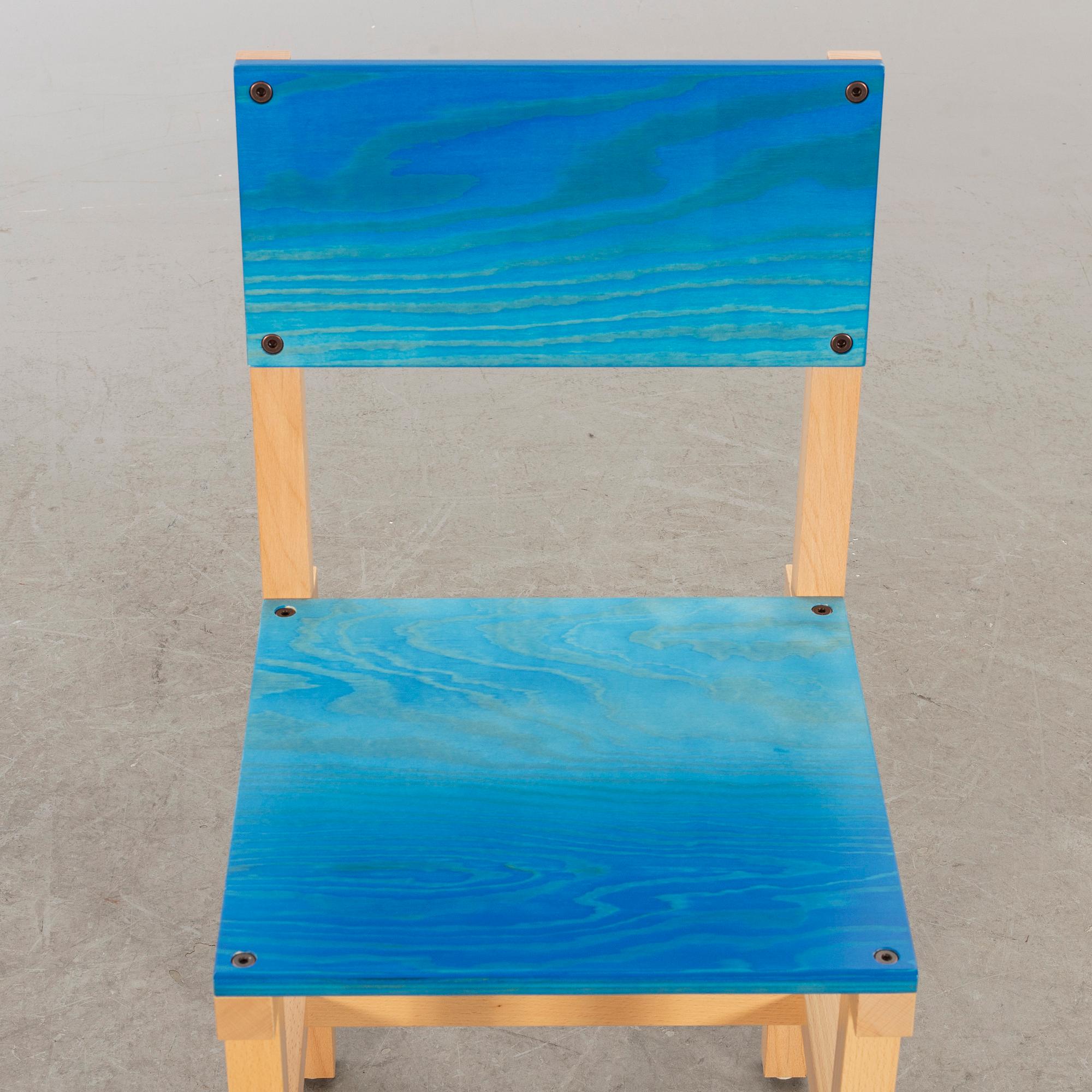 FREDRIK PAULSEN, "Röhsska"Designbaren, chair, Blå Station 2020, Chair 47/102.