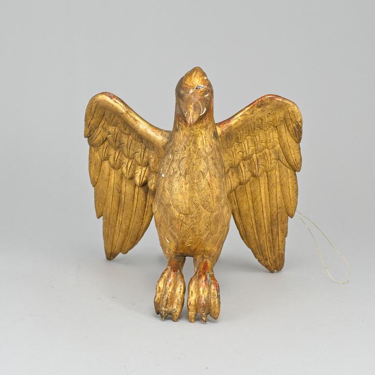 A  gilt wooden decoration, 19th/20th century.