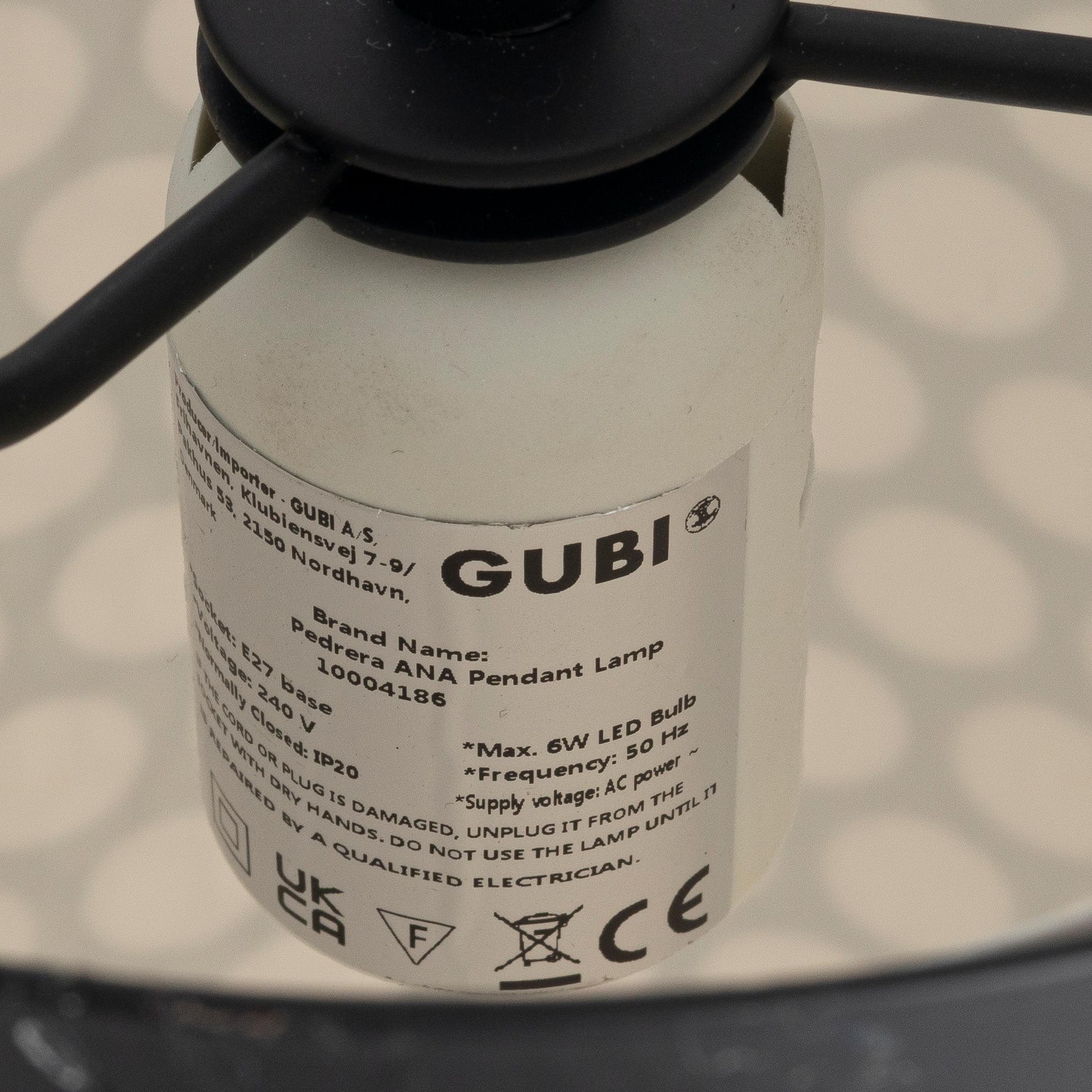 Corsini & Millet, a pendant lamp, “ANA Pendant”, GUBI, 2000s.