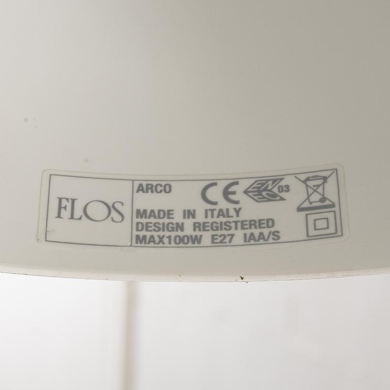 Achille & Pier Castiglioni, an 'Arco' floor lamp, Flos, Italy.