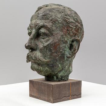 NILS OLSSON, sculpture bronze, signed.