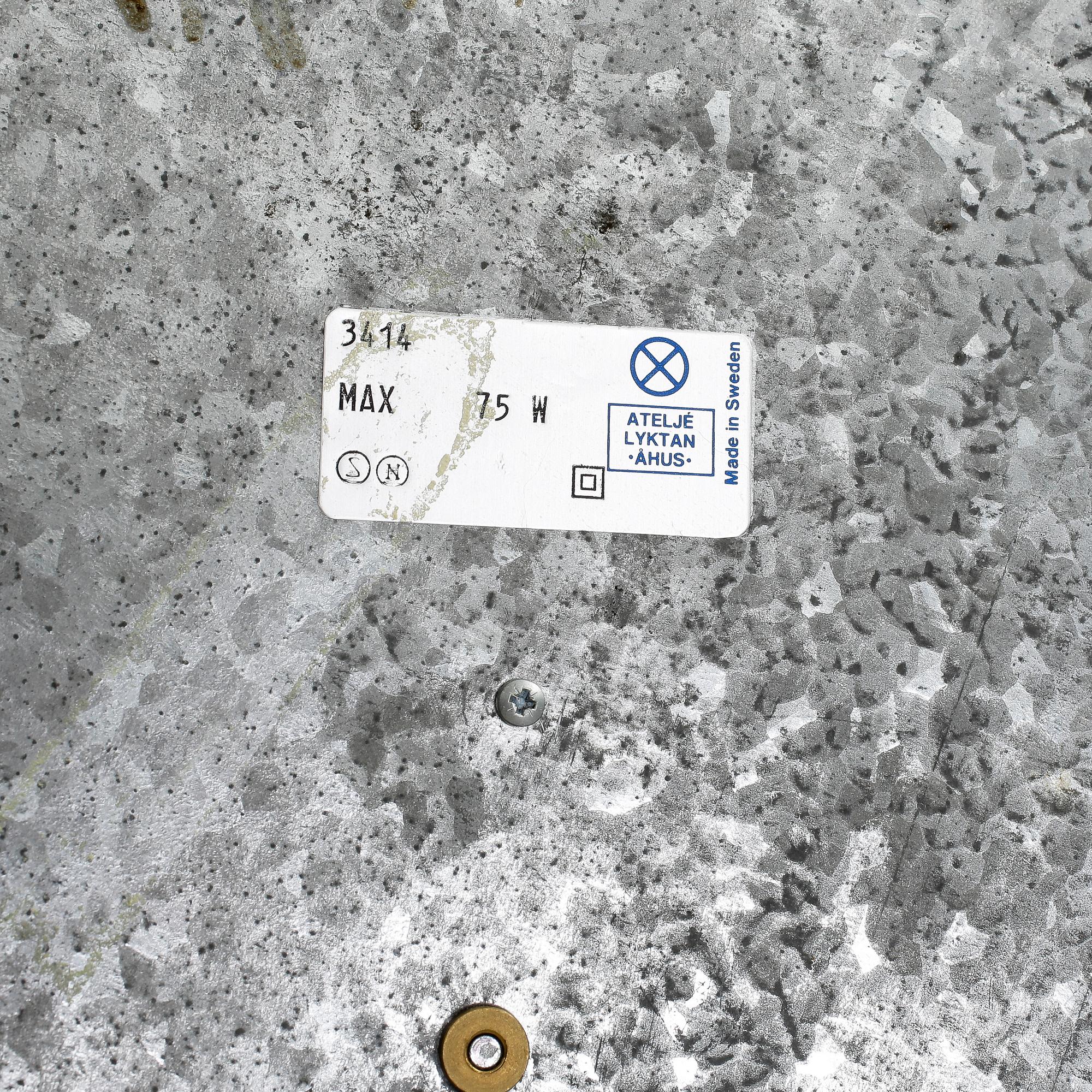 GOLVLAMPA, Ateljé Lyktan, 1900-talets andra hälft.