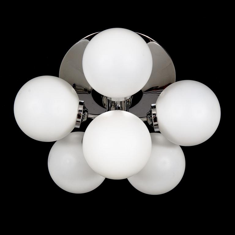 A 1970's ceiling lamp KP 536/6 for Hyval, Finland.