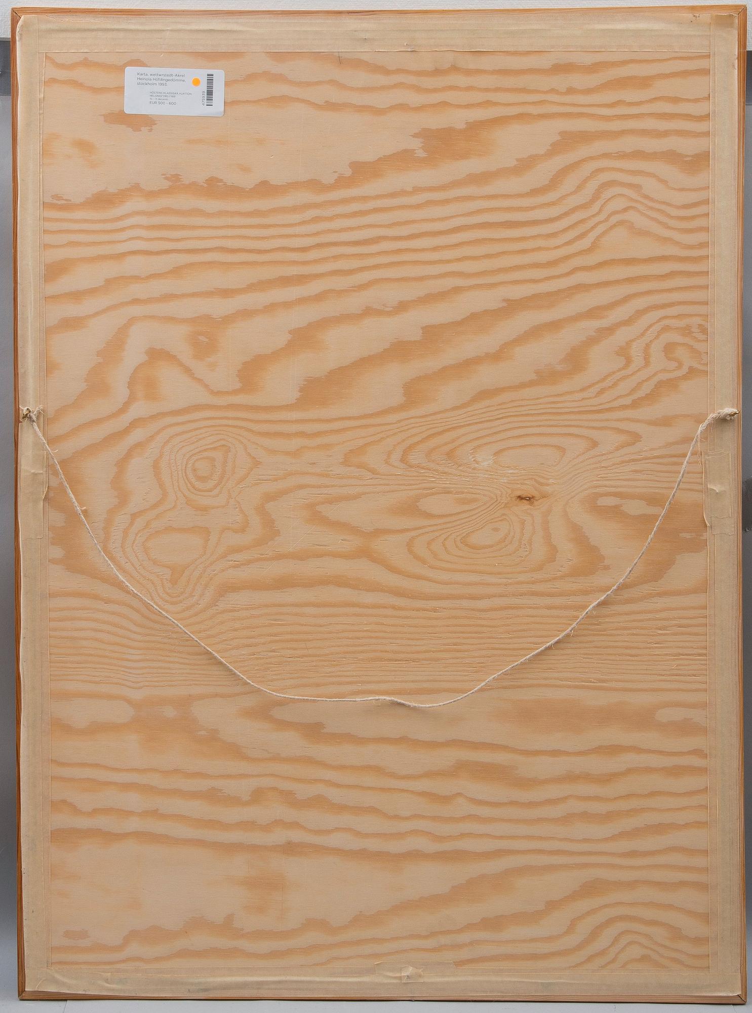 KARTTA. Charta öfver Heinola Höfdingedömme.  Eric af Wetterstedt, C. Beckman, Stockholm 1793.