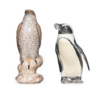 FIGURINER, 2 st, porslin, Bing & Gröndahl, Danmark.