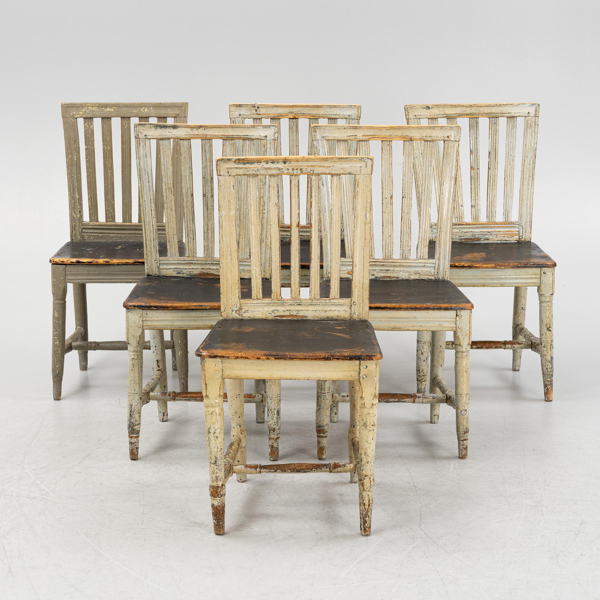 Stolar 6 st. 1700-tal.