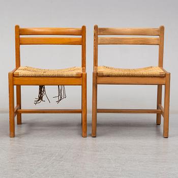 BØRGE MOGENSEN, a dinner table and 10 chairs, model Asserbo,   AB Karl Andersson & Söner.