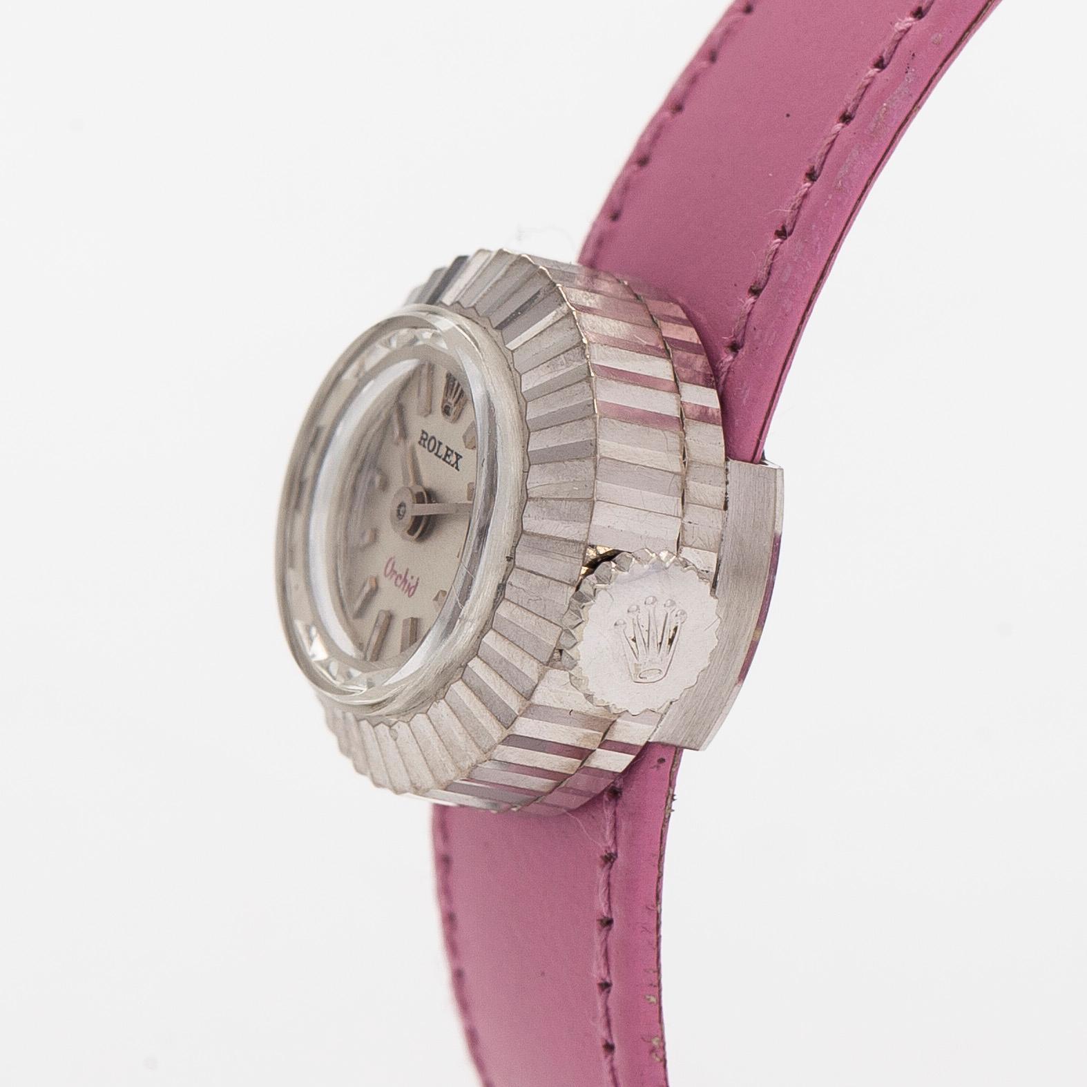 Rolex, Orchid, Chameleon, wristwatch, 16 mm.
