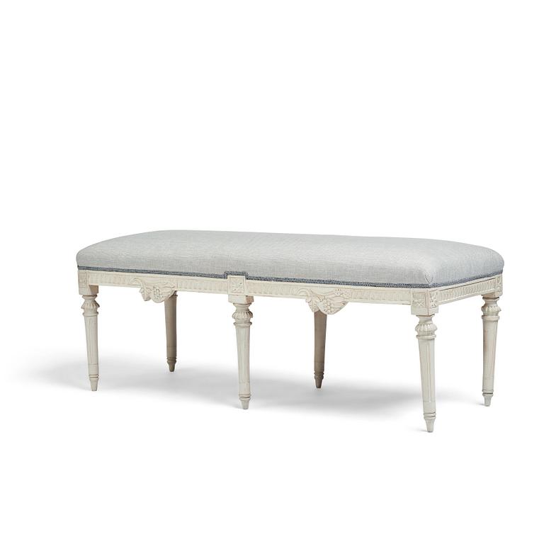A Gustavian bench from Lindome by Anders Andersson.