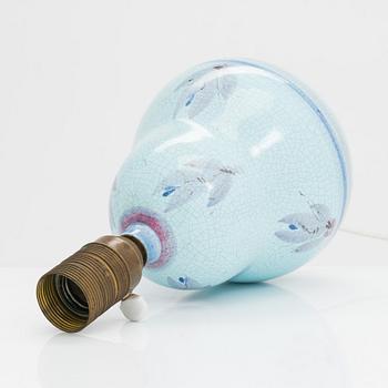 Toini Muona, bordslampa, keramik, signerad TM Arabia.