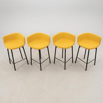 Iratzoki Lizaso, four "Xoho" bar stools for Akaba.