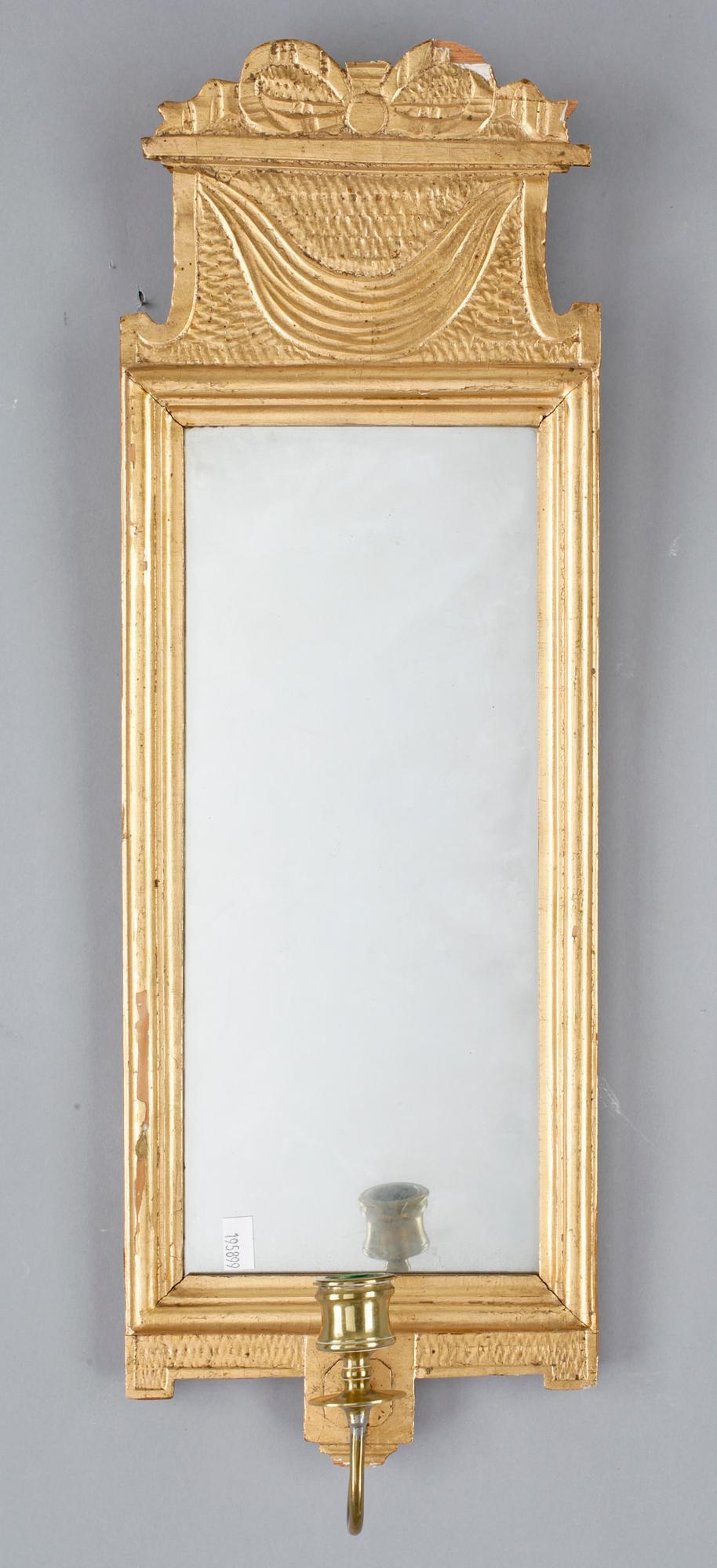 SPEGELLAMPETTER, ett par, sengustavianska. Anders Carlsson, Norrköping verksam 1772-1801.