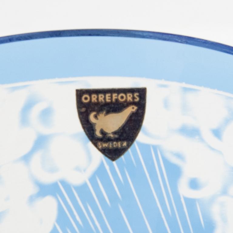 Edward Hald, a 'Åskvädret', Orrefors, 1966.