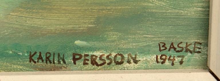 Karin Persson,  Motiv från Stens huvud.