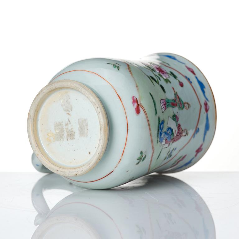 A famille rose jug, Qing dynasty, Qianlong (1736-95).