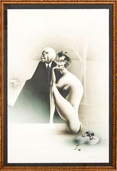 Paul Wunderlich, lithograph signed and numbered 4/100.