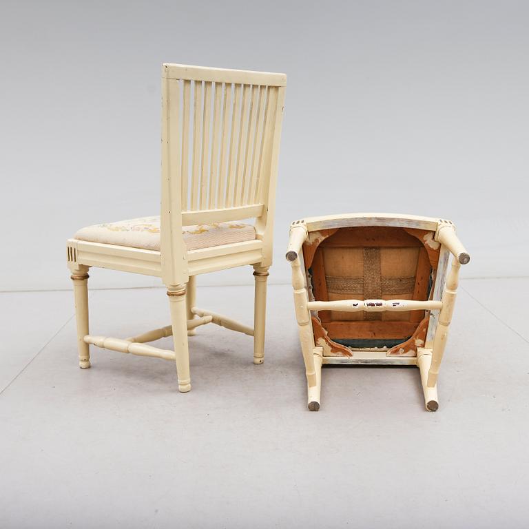 STOLAR, 1 par, gustavianska, 1700-talets slut.