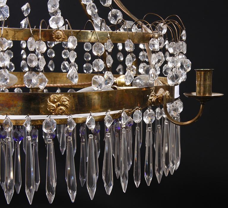 LJUSKRONA, sengustaviansk stil, 1800-tal. H 75.