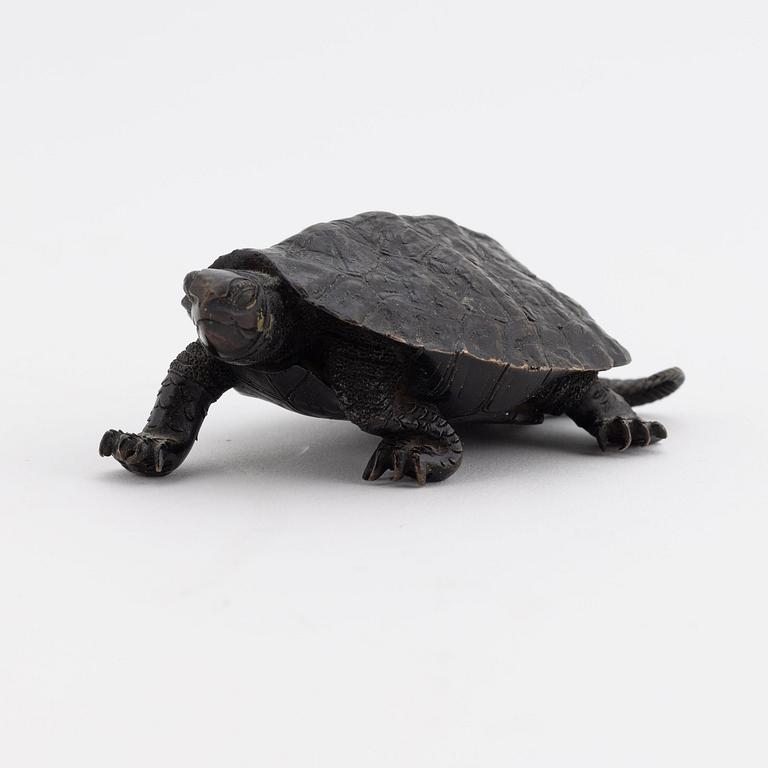 Figurin, brons, Japan, Meiji (1868-1912).