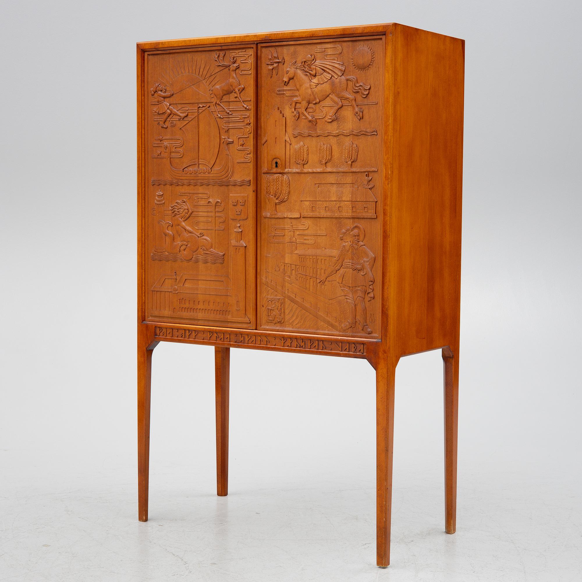 Ulla Fogelklou-Skogh, barskåp, Bodafors, 1900-talets första hälft.