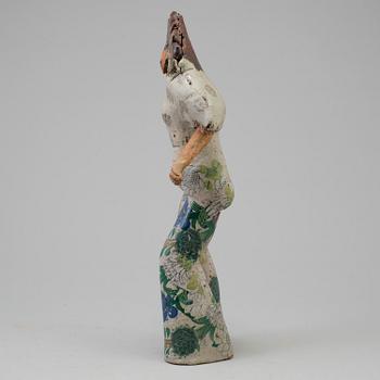 A Lisa Larson unique stoneware sculpture, Gustavsberg studio 1974-75.