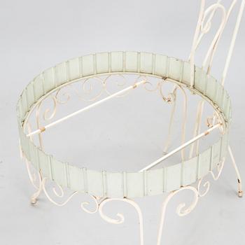 Paavo Kaino Louhi, a 1950s flower table for Aug. Louhen Rautasänkytehdas ja Valimo Oy.