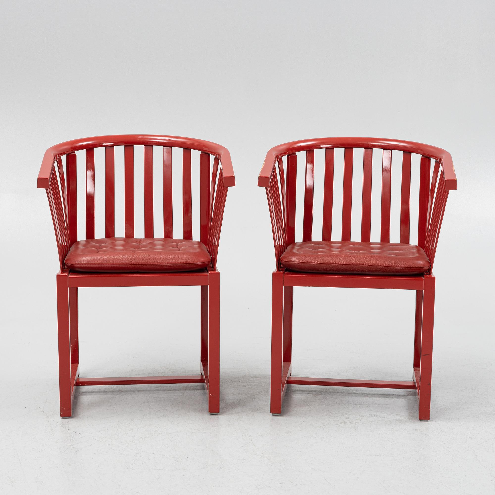 Åke Axelsson, karmstolar, 6 st "Vaxholmaren", Gärsnäs.