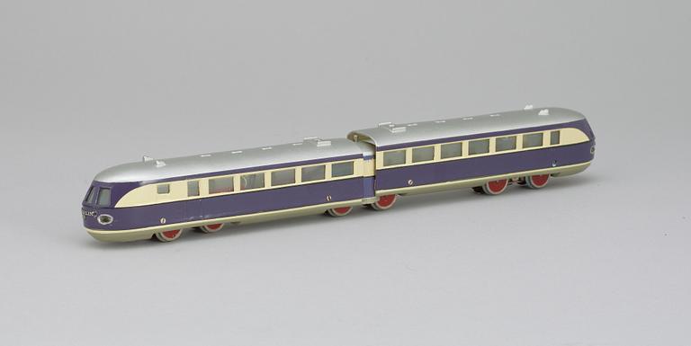 A German Märklin railbus TW 800, 1950s. H0.