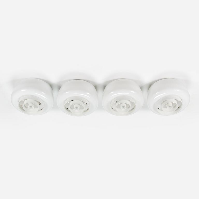Paavo Tynell four 1960s  'A2-8 (80112-25)' ceiling light for   Idman.