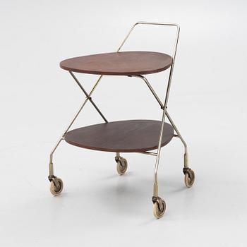 Serving cart, mid-20th century.