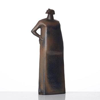 Åke Holm, a glazed stoneware sculpture of 'Peter the fisherman', Höganäs, Sweden 1950-60's.