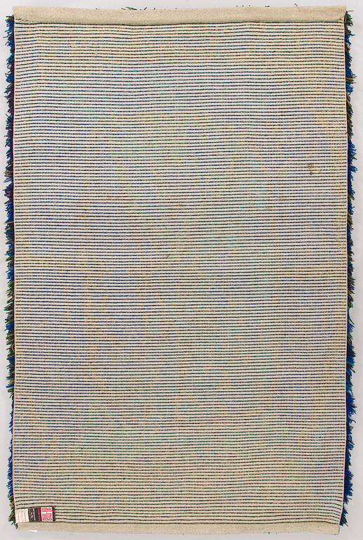 Susanna Beloff, ryijy, Alestalon Mattokutomo. Noin 170 x 110 cm.