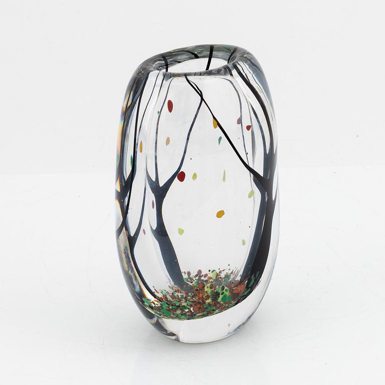 Vicke Lindstrand, an 'Autumn' (Höst) glass vase, Kosta glassworks, Sweden, 1950's-60's.