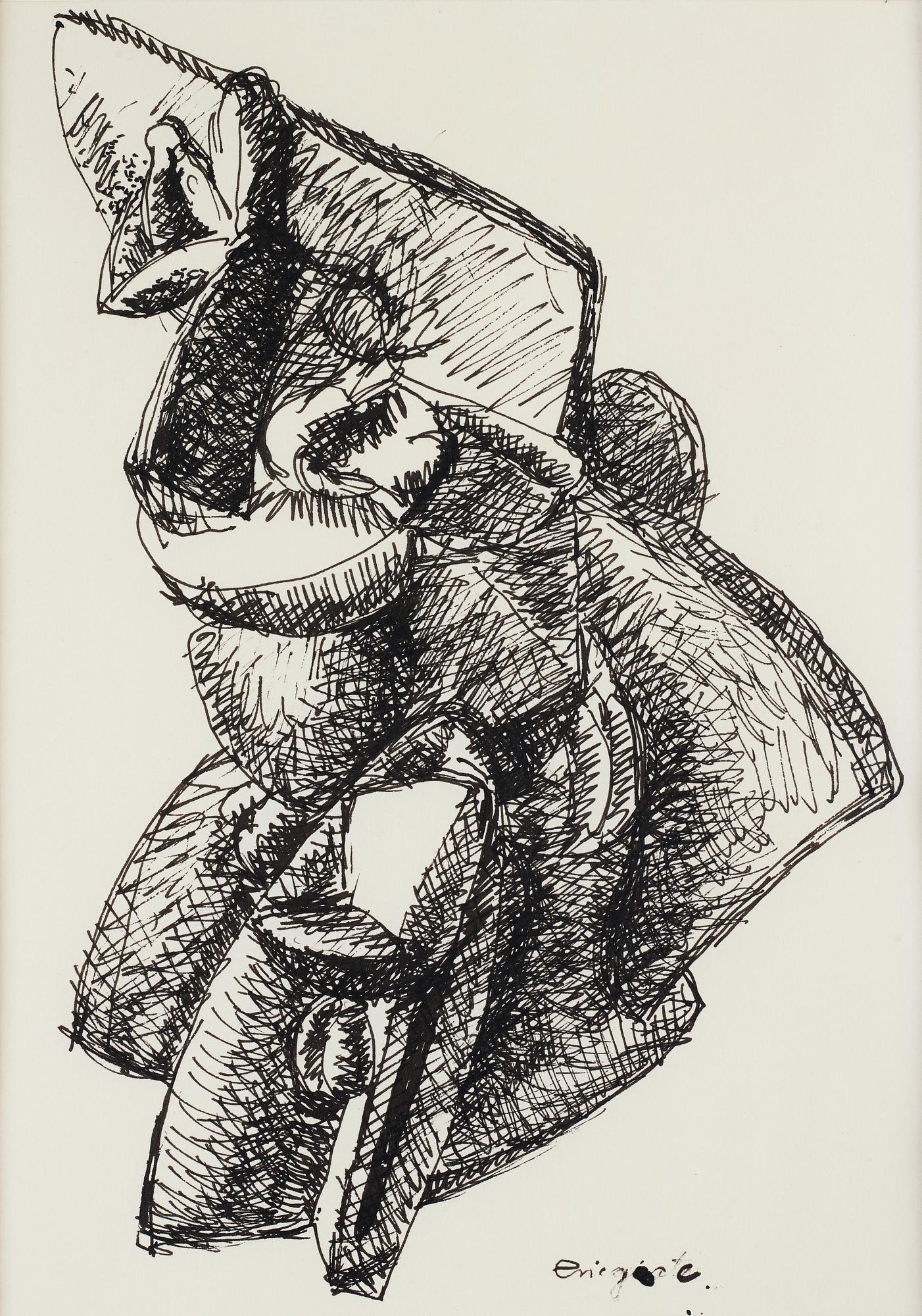 Eric Grate, ink, signed Eric Grate.