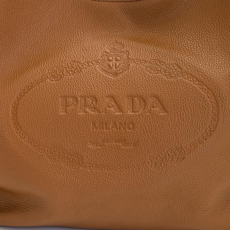 Prada, a "Vitello Phenix" leather bag.
