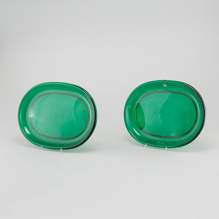 HUMMERTALLRIKAR, 11 st, Josef Frank, Firma Svenskt Tenn, tillverkade på Reijmyre eller Gullaskrufs glasbruk, 1900-tal.