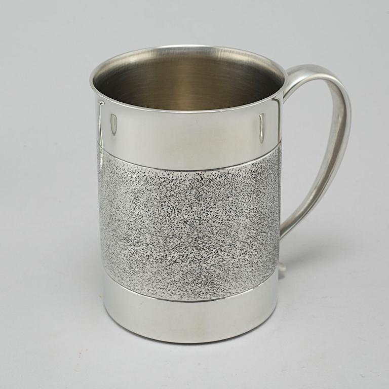 K-E PALMBERG, servisglas, 78 st, tenn, Alton, 1970/80-tal.