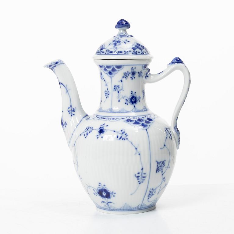 Royal Copenhagen, kaffeservis, 10 delar, "Musselmalet", Danmark.