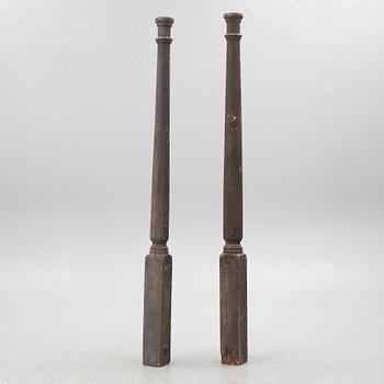 Columns, a pair, circa 1900.