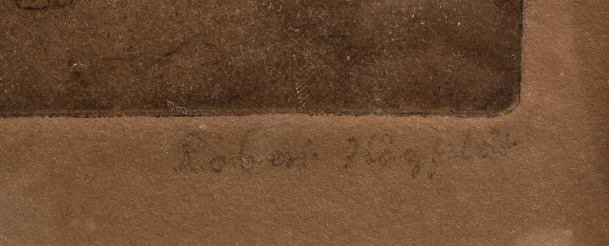 ROBERT HÖGFELDT, etsning, signerad.