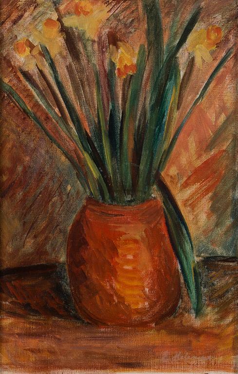ESTER HELENIUS, oil on canvas, signed.