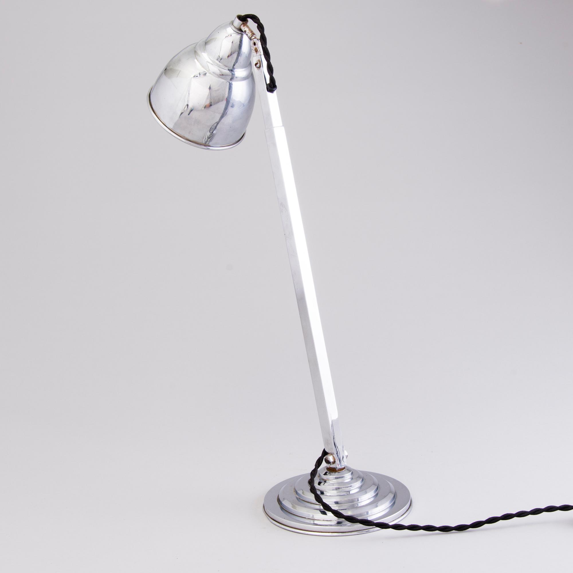 A 1930's French table lamp.