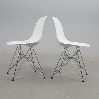Charles & Ray Eames, chairs, 6 pcs, "Plastic chair DSR", Vitra, 2016.