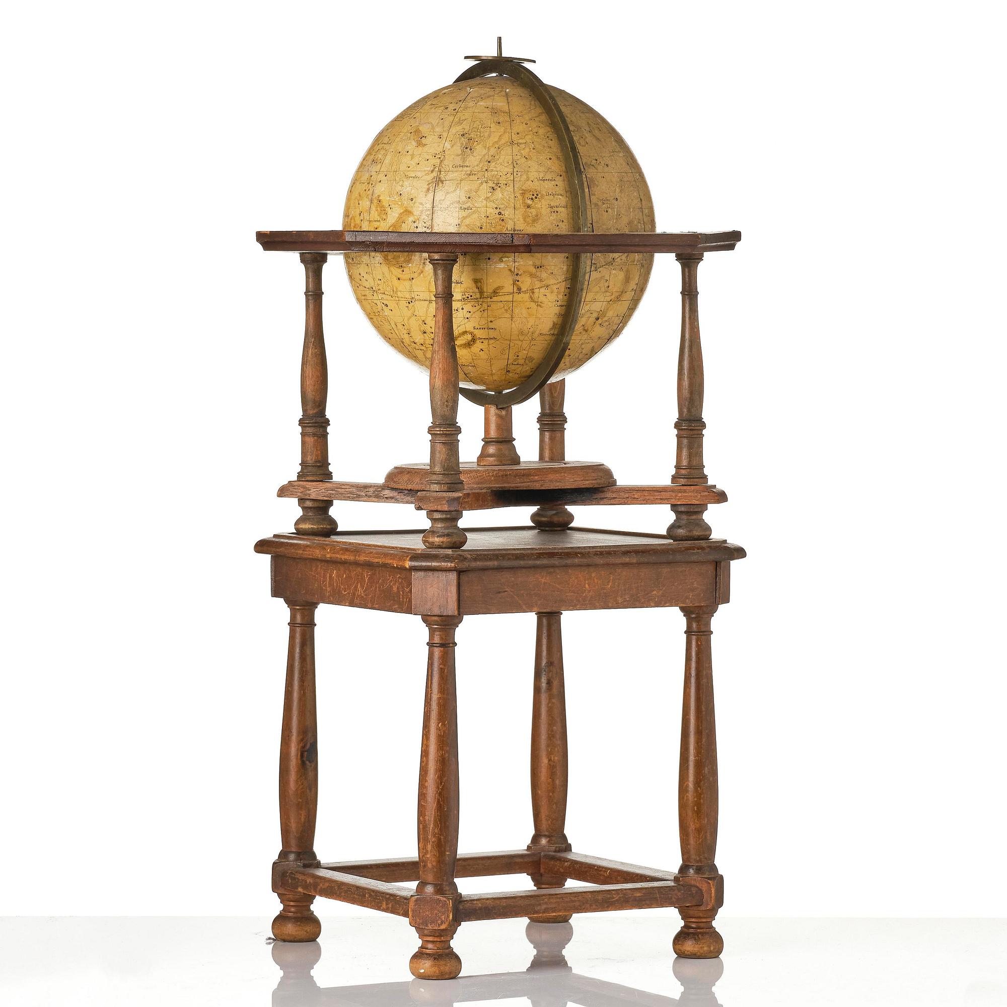 A celestial library globe by A. Åkerman (manufacturer of globes in Uppsala 1759-78), 1759.