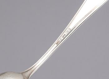 PARTI SILVER, 47 delar, 1800-1900-tal, mest Sverige, totalvikt 1270 gram.
