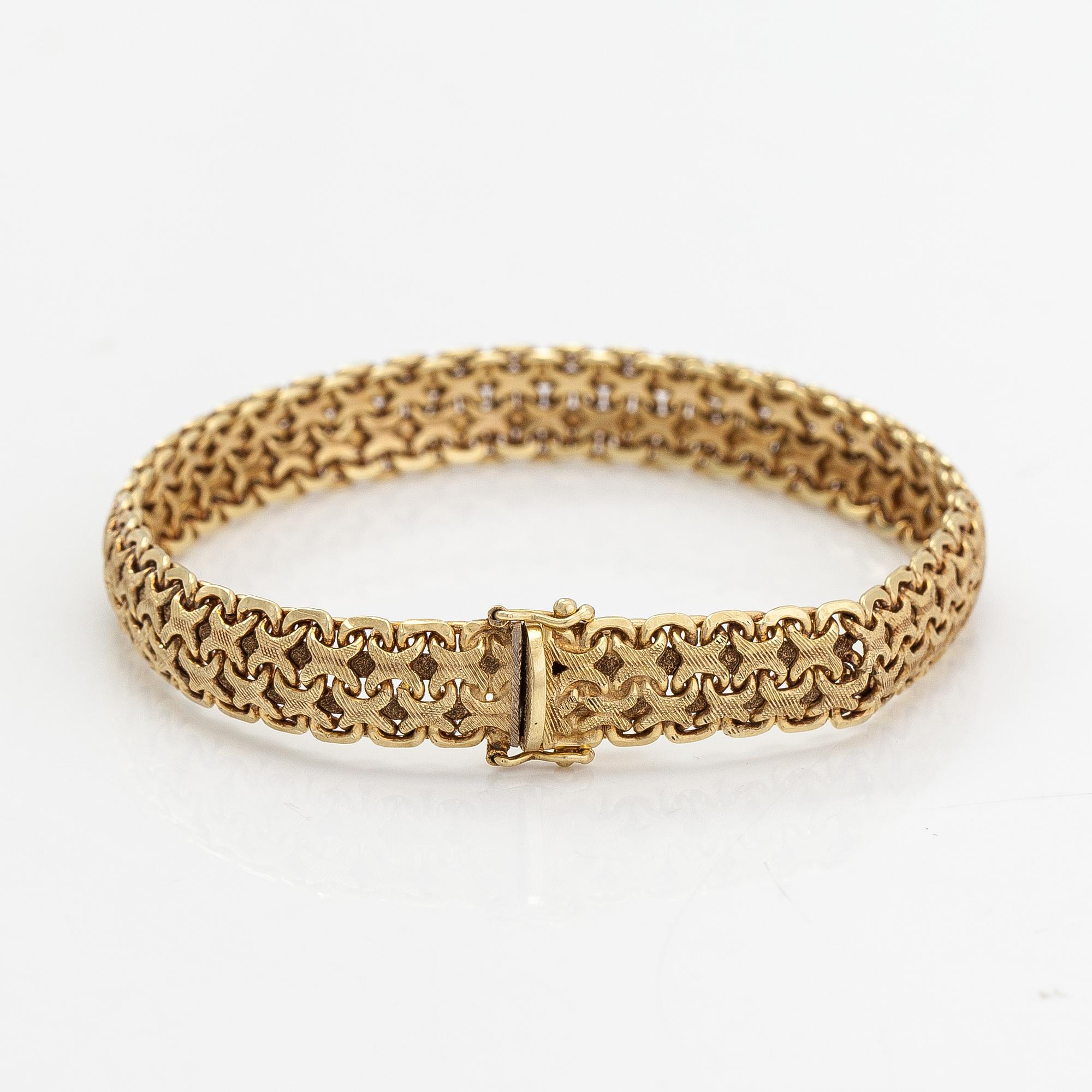 Rannekoru, 14K kultaa. Italia.
